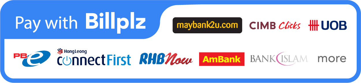 Bayar Secara Online Transfer FPX (Barang sampai 1-3 hari)